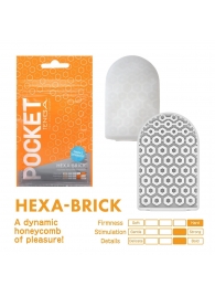 Карманный мастурбатор HEXA-BRICK - Tenga - в Махачкале купить с доставкой