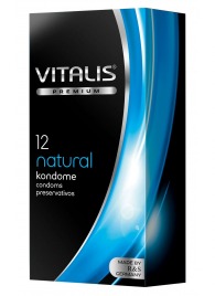 Классические презервативы VITALIS PREMIUM natural - 12 шт. - Vitalis - купить с доставкой в Махачкале