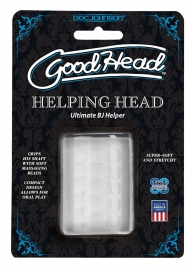 Прозрачный мастурбатор HELPING HEAD - Doc Johnson - в Махачкале купить с доставкой