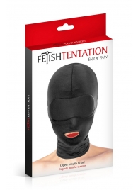 Сплошная маска на голову с прорезью для рта - Fetish Tentation - купить с доставкой в Махачкале