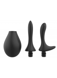 Черный анальный душ Nexus Anal Douche Set с 2 сменными насадками - Nexus Range - купить с доставкой в Махачкале