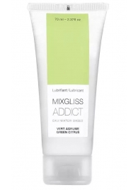 Смазка на водной основе Mixgliss Addict с ароматом цитруса - 70 мл. - Mixgliss - купить с доставкой в Махачкале