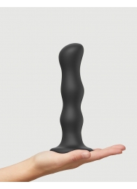 Черная насадка Strap-On-Me Dildo Geisha Balls size XL - Strap-on-me - купить с доставкой в Махачкале