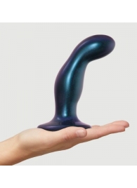 Темно-синяя насадка Strap-On-Me Dildo Plug Snaky size M - Strap-on-me - купить с доставкой в Махачкале