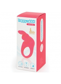 Розовое эрекционное виброкольцо Happy Rabbit Rechargeable Rabbit Cock Ring - Happy Rabbit - в Махачкале купить с доставкой