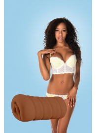 Коричневый мастурбатор-вагина BRIANNA - Dream Toys - в Махачкале купить с доставкой