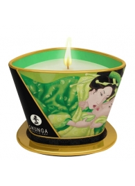 Массажная свеча Exotic Green Tea с ароматом зелёного чая - 170 мл. - Shunga - купить с доставкой в Махачкале