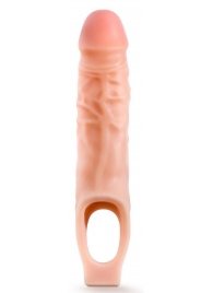 Телесная насадка на пенис 9 Inch Cock Sheath Extender - 22,2 см. - Blush Novelties - в Махачкале купить с доставкой