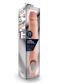 Телесная насадка на пенис 11.5 Inch Cock Sheath Penis Extender - 29,2 см. - Blush Novelties - в Махачкале купить с доставкой