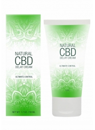 Крем-пролонгатор Natural CBD Delay Cream - 50 мл. - Shots Media BV - купить с доставкой в Махачкале