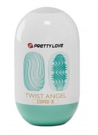 Бирюзовый мастурбатор-яйцо Twist Angel - Baile - в Махачкале купить с доставкой