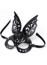 Черная ажурная маска  Зайка  с ушками - Crazy Handmade - купить с доставкой в Махачкале