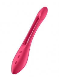 Красный многофункциональный вибратор для пар Satisfyer Elastic Joy - Satisfyer