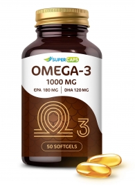 Пищевая добавка SuperCaps OMEGA-3 - 50 капсул (1000 мг) - SuperCaps - купить с доставкой в Махачкале