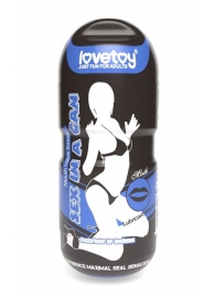 Мастурбатор-ротик с вибрацией Sex In A Can Mouth Lotus Tunnel - Lovetoy - в Махачкале купить с доставкой