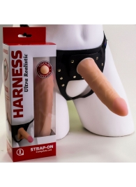 Страпон Харнесс из трусиков и насадки-фаллоса - 17,5 см. - LOVETOY (А-Полимер) - купить с доставкой в Махачкале