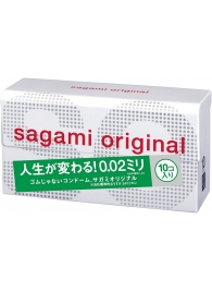 Ультратонкие презервативы Sagami Original 0.02 - 10 шт. - Sagami - купить с доставкой в Махачкале