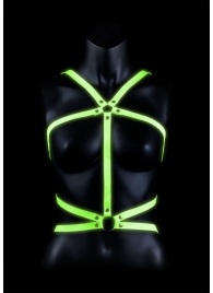 Портупея Body Harness с неоновым эффектом - размер L-XL - Shots Media BV - купить с доставкой в Махачкале