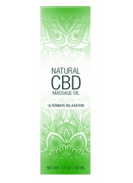 Массажное масло Natural CBD Massage Oil - 50 мл. - Shots Media BV - купить с доставкой в Махачкале