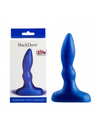 Синий анальный стимулятор Beginners p-spot massager - 11 см. - Lola Games - в Махачкале купить с доставкой