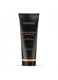 Массажный легкий крем WICKED Orange Blossom plus Patchouli - 120 мл. - Wicked - купить с доставкой в Махачкале