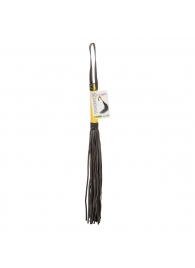 Черная плеть с желтой рукоятью Boundless Flogger - 69,25 см. - California Exotic Novelties - купить с доставкой в Махачкале