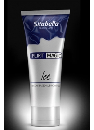 Силиконовая гель-смазка FLIRT MAGIC Ice с лёгким пролонгирующим эффектом - 75 мл. - Sitabella - купить с доставкой в Махачкале