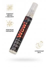 Оральный спрей ORGIE Wow! Strawberry Ice Blowjob Spray с охлаждающим и возбуждающим эффектом - 10 мл. - ORGIE - купить с доставкой в Махачкале