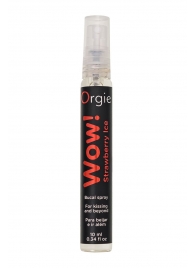 Оральный спрей ORGIE Wow! Strawberry Ice Blowjob Spray с охлаждающим и возбуждающим эффектом - 10 мл. - ORGIE - купить с доставкой в Махачкале