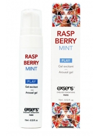 Возбуждающий гель Raspberry Mint с ароматом малины и мяты - 15 мл. - Exsens - купить с доставкой в Махачкале