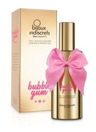 Гель с ароматом жвачки Bubblegum 2-in-1 Scented Silicone Massage And Intimate Gel - 100 мл. - Bijoux Indiscrets - купить с доставкой в Махачкале