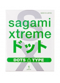 Презерватив Sagami Xtreme Type-E с точками - 1 шт. - Sagami - купить с доставкой в Махачкале