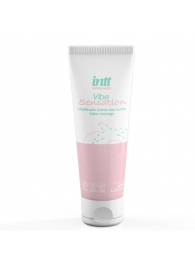 Лубрикант на водной основе Vibe Sensation с клубничным вкусом и легким вибрирующим эффектом - 50 гр. - INTT - купить с доставкой в Махачкале