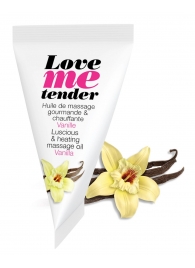 Съедобное согревающее массажное масло Love Me Tender Vanilla с ароматом ванили - 10 мл. - Love to Love - купить с доставкой в Махачкале