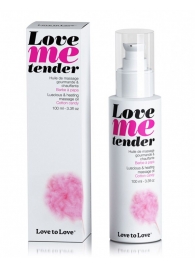 Съедобное согревающее массажное масло Love Me Tender Cotton Candy с ароматом сладкой ваты - 100 мл. - Love to Love - купить с доставкой в Махачкале