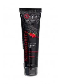 Интимный гель на водной основе Lube Tube Strawberry с клубничным вкусом - 100 мл. - ORGIE - купить с доставкой в Махачкале