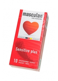 Презервативы Masculan Sensitive plus - 10 шт. - Masculan - купить с доставкой в Махачкале