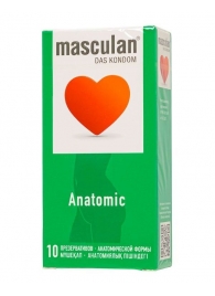 Презервативы анатомической формы Masculan Anatomic - 10 шт. - Masculan - купить с доставкой в Махачкале