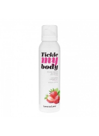 Массажная хрустящая пенка Tickle My Body Strawberry с ароматом клубники - 150 мл. - Love to Love - купить с доставкой в Махачкале