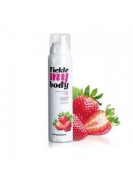 Массажная хрустящая пенка Tickle My Body Strawberry с ароматом клубники - 150 мл. - Love to Love - купить с доставкой в Махачкале