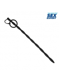 Черный стимулятор уретры Sex Expert - Sex Expert - купить с доставкой в Махачкале