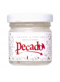 Массажная свеча Caramel   Popcorn - 35 мл. - Pecado - купить с доставкой в Махачкале