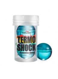 Интимный гель Termo Shock Hot Ball с разогревающе-покалывающим эффектом (2 шарика по 3 гр.) - HotFlowers - купить с доставкой в Махачкале