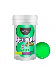 Лубрикант на силиконовой основе Hot Ball Plus с покалывающим эффектом (2 шарика по 3 гр.) - HotFlowers - купить с доставкой в Махачкале