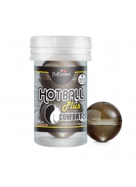 Анальный лубрикант на масляной основе Hot Ball Plus Conforto (2 шарика по 3 гр.) - HotFlowers - купить с доставкой в Махачкале