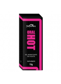 Гель для оральных ласк Oral Hot с согревающим эффектом - 15 гр. - HotFlowers - купить с доставкой в Махачкале