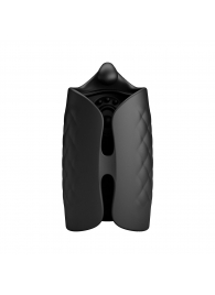 Черный мастурбатор с вибростимуляцией головки Black Glans Trainer - Baile - в Махачкале купить с доставкой
