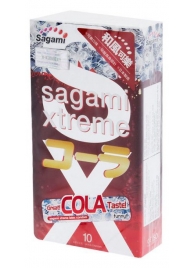 Ароматизированные презервативы Sagami Xtreme COLA - 10 шт. - Sagami - купить с доставкой в Махачкале