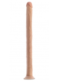 Телесный фаллоимитатор 19 Inch Long Realistic Dildo - 48,3 см. - Blush Novelties