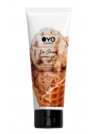 Лубрикант на водной основе OYO Aroma Gel Ice Cream с ароматом пломбира - 75 мл. - OYO - купить с доставкой в Махачкале